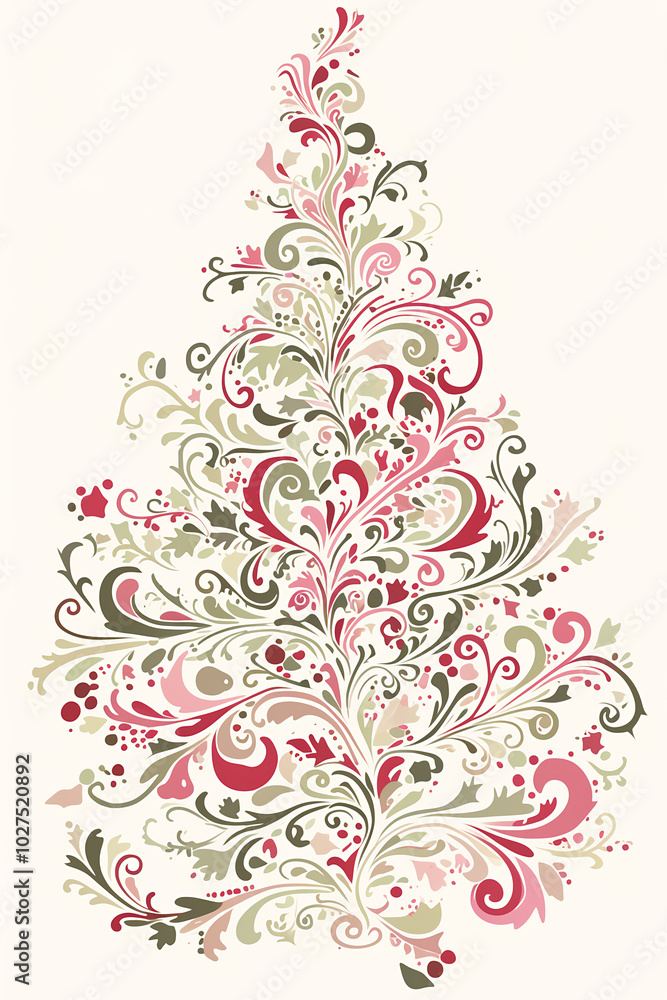 Christmas, tree, Christmas ornament, Christmas tree, illustration, greeting card, holy night, design, vector, floral, flower, ribbon, pattern, ornament, leaf, art, decoration, swirl, plant, nature, Christmas, tree, Christmas ornament, Christmas tree, illustration, greeting card, holy night, design, vector, floral, flower, ribbon, pattern, ornament, leaf, art, decoration, swirl, plant, nature,