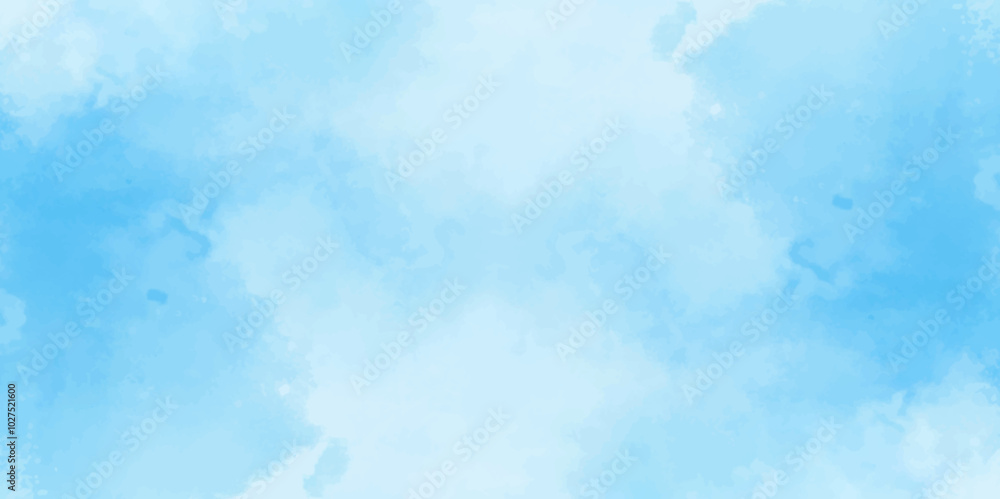 Abstract soft sky blue watercolor sky and clouds. grunge tint light blue watercolor background. Hand painted light blue background with watercolor. Abstract soft sky blue watercolor sky and clouds. grunge tint light blue watercolor background. Hand painted light blue background with watercolor.