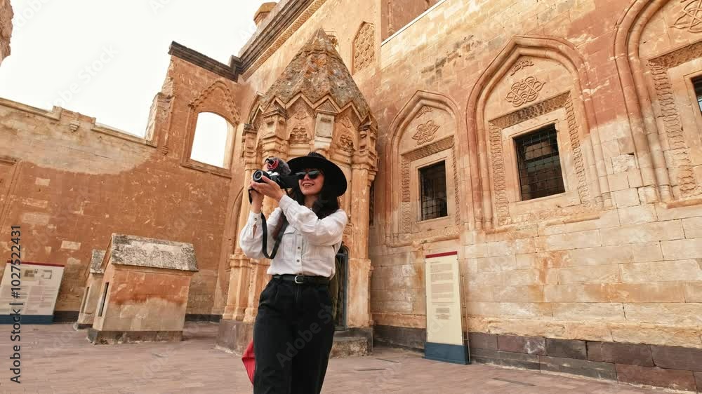 Taking Video With A Camera In A Historical Place
Historical Building,Photographer tourist visits Ishak Pasha Palace in Ağrı, admiring its stunning architecture. Taking Video With A Camera In A Historical Place
Historical Building,Photographer tourist visits Ishak Pasha Palace in Ağrı, admiring its stunning architecture.