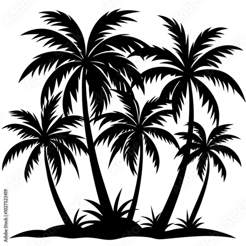 palm tree silhouette