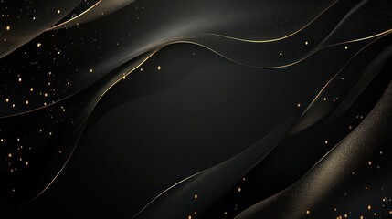 Elegant black background with faint lighting accents, ideal for presentations