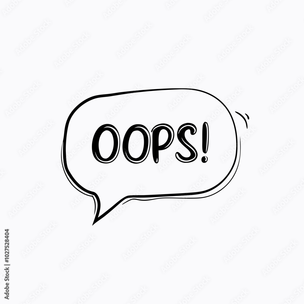 Simple cartoon speech bubble saying Simple cartoon speech bubble saying