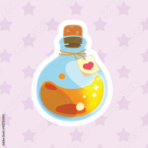 Spellbinding Love Potions: Captivating Glass Bottles Filled with Enchantment! Unleash the Magic of Halloween Romance and Create Your Own Bewitching Elixirs!