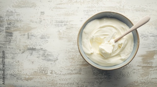 butterfat separating in a bowl of fresh cream, symbolizing the simplicity and purity of natural ingredients