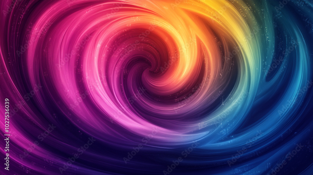 Vibrant swirling colors creating a mesmerizing abstract pattern in a digital artwork Vibrant swirling colors creating a mesmerizing abstract pattern in a digital artwork