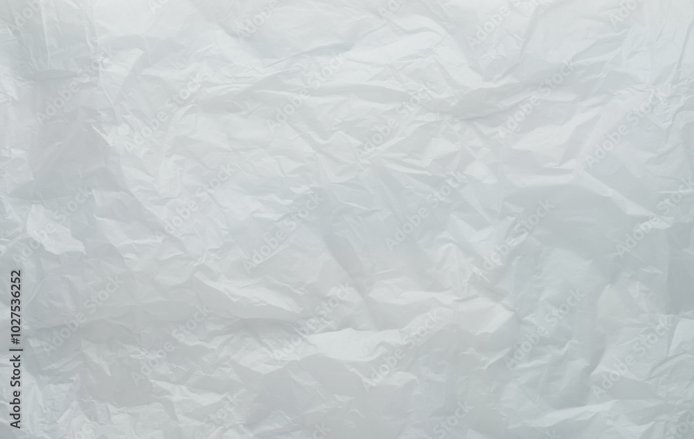 White wrinkled paper page White wrinkled paper page