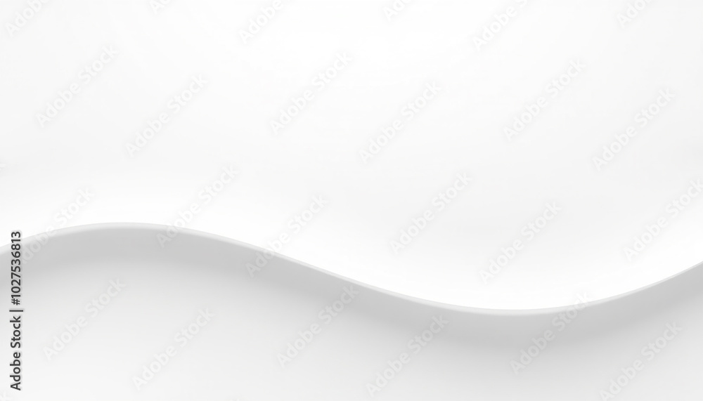 Clean white with a minimal wavy line Background design Clean white with a minimal wavy line Background design