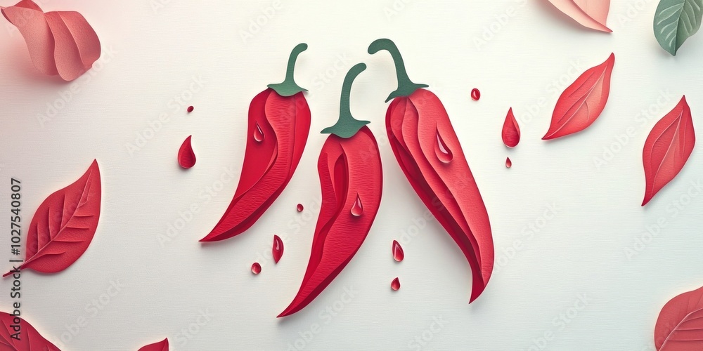 Two fresh red peppers with water droplets isolated on a white background, Fresh red peppers with water droplets on a white background Two fresh red peppers with water droplets isolated on a white background, Fresh red peppers with water droplets on a white background