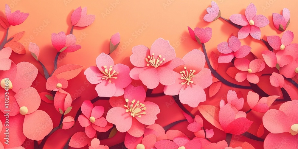 Peach blossoms in full bloom, showcasing vibrant petals in a close-up under warm, sunny conditions, Close-up of vibrant peach blossoms in full bloom under sunny conditions Peach blossoms in full bloom, showcasing vibrant petals in a close-up under warm, sunny conditions, Close-up of vibrant peach blossoms in full bloom under sunny conditions