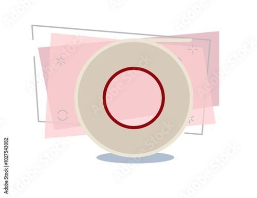 Adhesive tape. Bandage, roll, plaster. First aid concept. Vector illustration can be used for topics like wound, bleeding, medical help