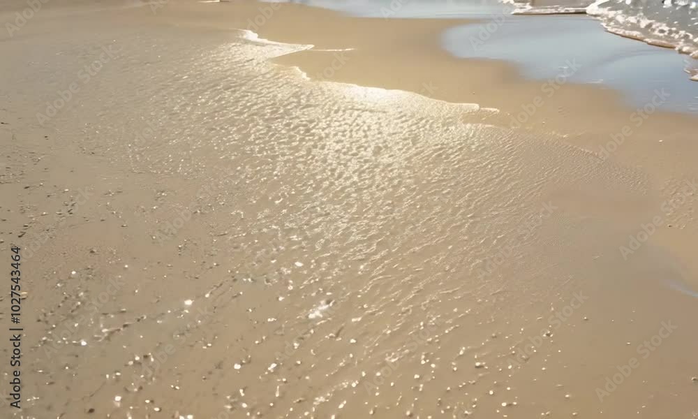 Golden Sands Retreat: Sun-kissed beach, gentle waves, tranquil scene Golden Sands Retreat: Sun-kissed beach, gentle waves, tranquil scene