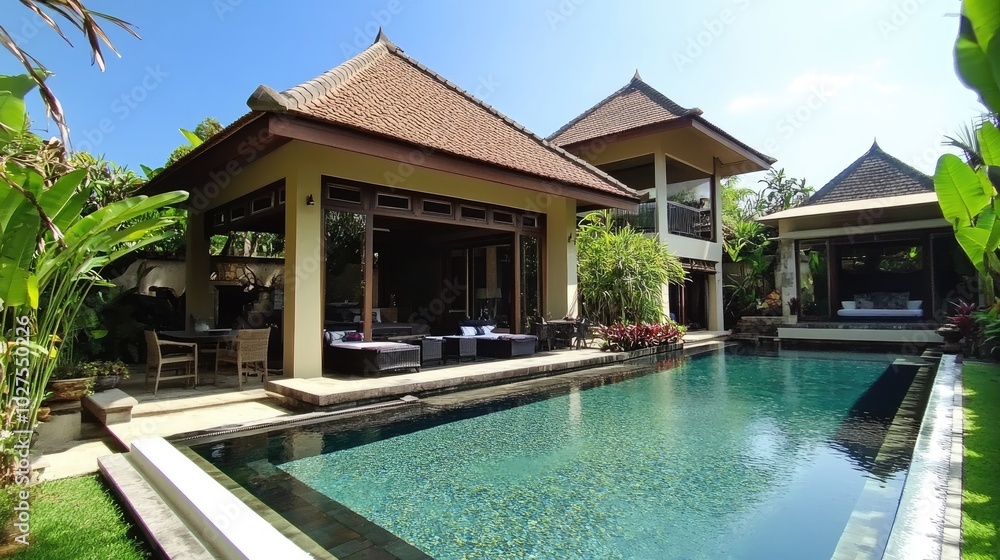 Modern Villa with Pool and Lush Surroundings Modern Villa with Pool and Lush Surroundings