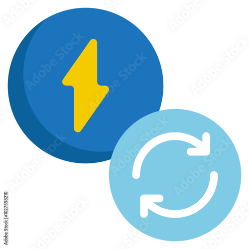 Free Download energy renewable reuse green power environment flat style - GFXLoad