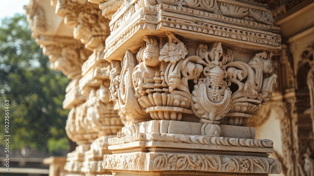 A traditional monument displaying intricate architectural details, representing the cultural identity of the region. A traditional monument displaying intricate architectural details, representing the cultural identity of the region.