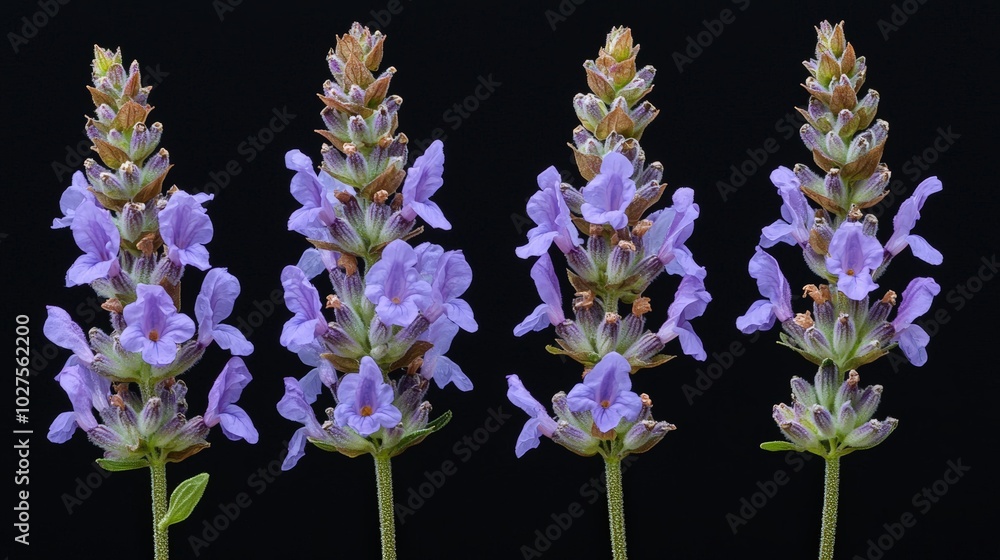 Fototapeta premium Microchirita lavandulacea Image