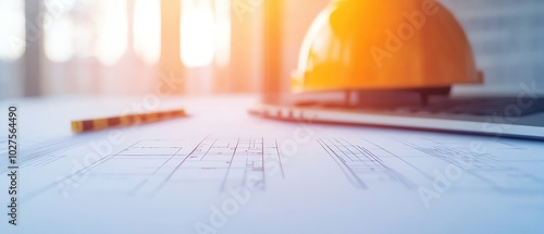 A closeup of a consultant s laptop displaying a detailed project plan, laptop with project plan, consulting tools photo