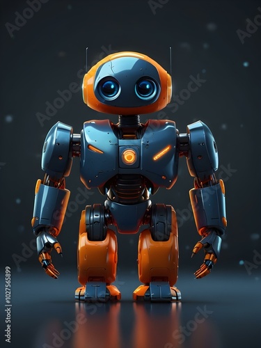 mini robot cyborg soldier