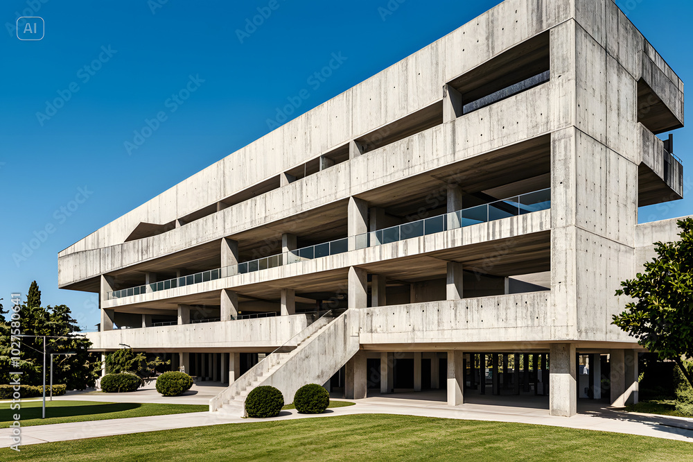 Fototapeta premium building in the park