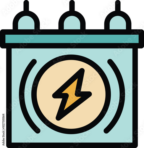 Image representing an electric transformer, essential for converting voltage levels and ensuring a reliable electricity supply for various applications