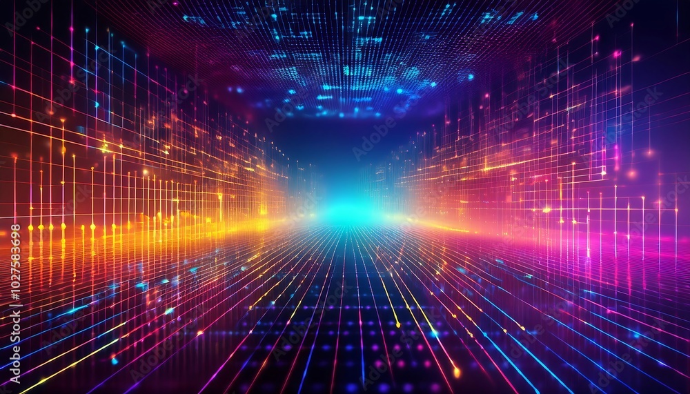 Dynamic Digital Background for Technology, AI, Data, Audio, Graphics, and More: Featuring Modern, Futuristic Elements Ideal for Tech Presentations, Digital Art, and Multimedia Projects Dynamic Digital Background for Technology, AI, Data, Audio, Graphics, and More: Featuring Modern, Futuristic Elements Ideal for Tech Presentations, Digital Art, and Multimedia Projects