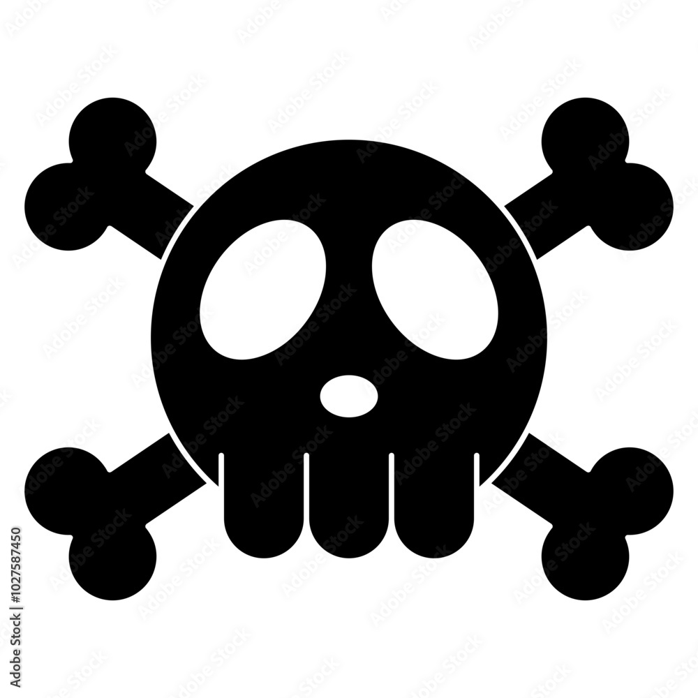skull and crossbones icon skull and crossbones icon