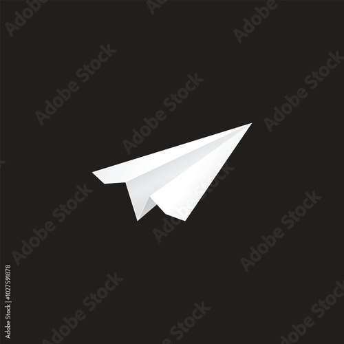 Wallpaper Mural plane papper craft origami vector design Torontodigital.ca