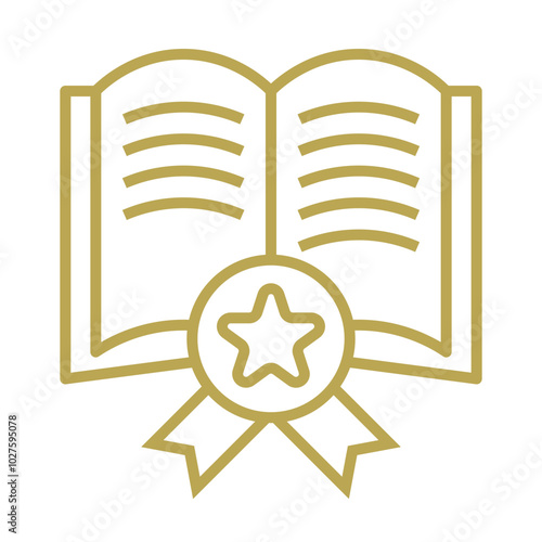 Literary Award icon design