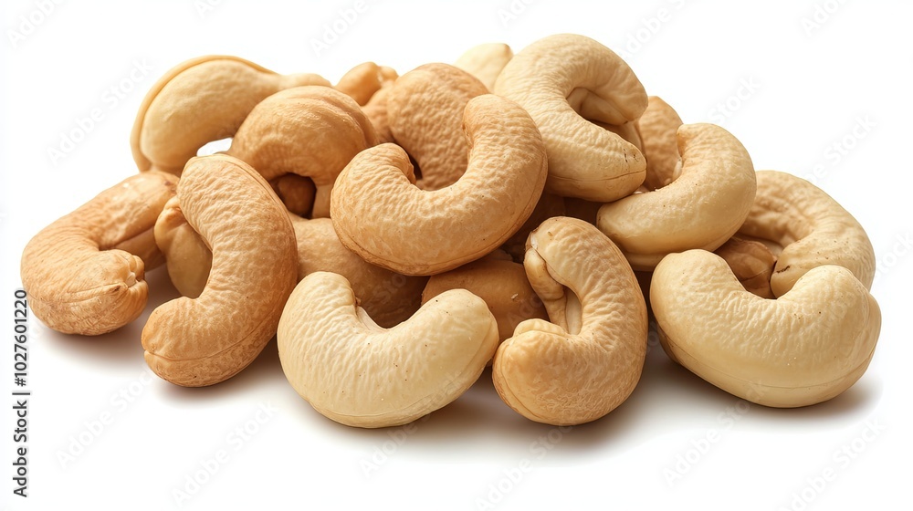 image of the cashews. on a white background. cut off image of the cashews. on a white background. cut off