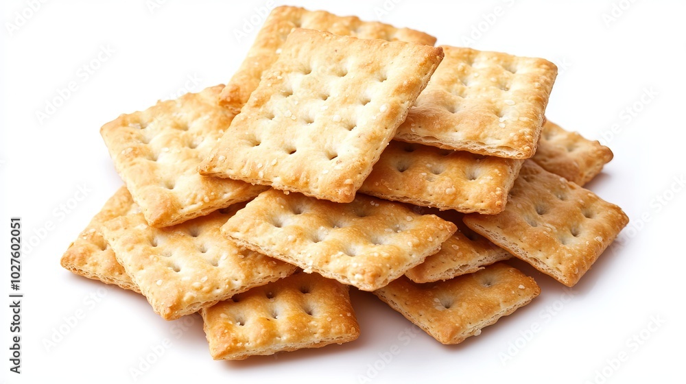 image of the crackers. on a white background. cut off image of the crackers. on a white background. cut off