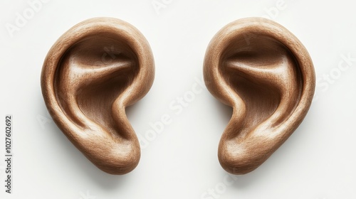 Wallpaper Mural image of the ears. on a white background. cut off Torontodigital.ca