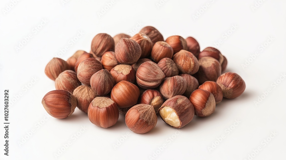 image of the HAZELNUT. on a white background. cut off image of the HAZELNUT. on a white background. cut off