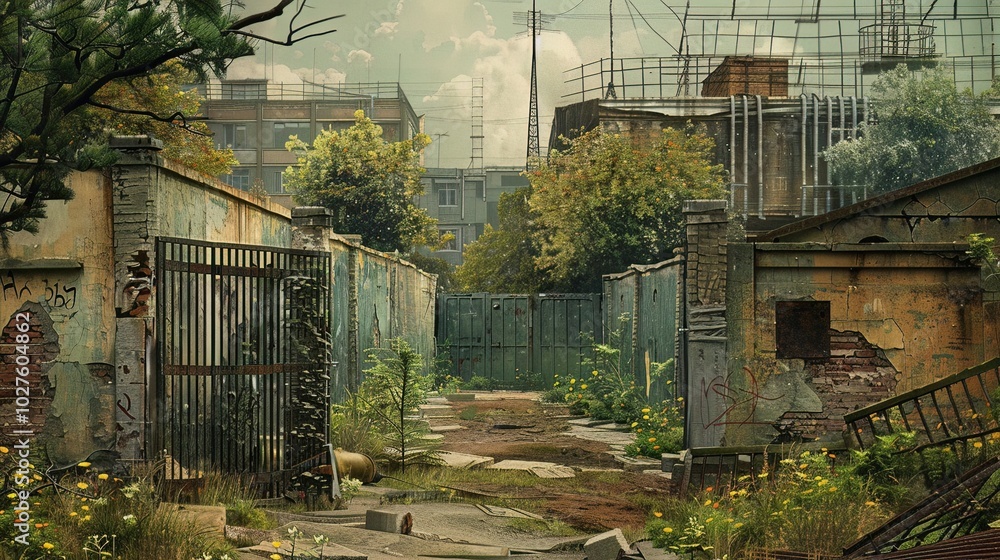 Quarantine zones, with barriers still standing long after their purpose is forgotten Quarantine zones, with barriers still standing long after their purpose is forgotten