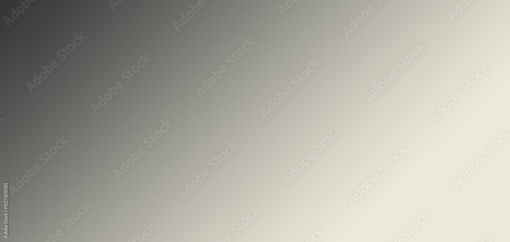 Obraz premium Gray - beige horizontal gradient background. Background for design, print and graphic resources. Design: flyers, business cards, banners, packaging.