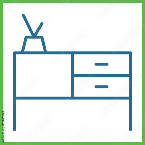 Writing Desk icon design