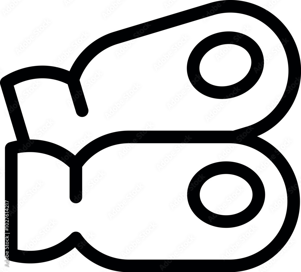 Simple vector icon of military binoculars, perfect for web and print Simple vector icon of military binoculars, perfect for web and print