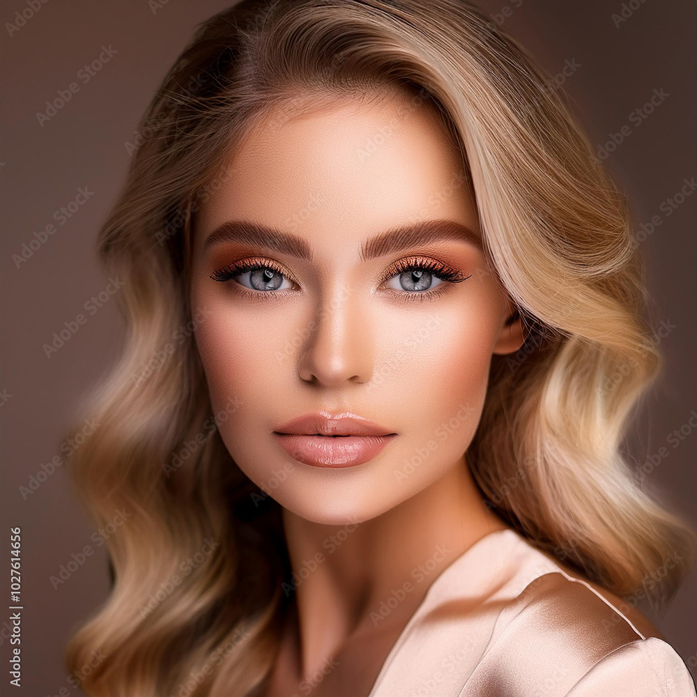Fototapeta premium Makeup Artistry Empowering Beauty and Confidence