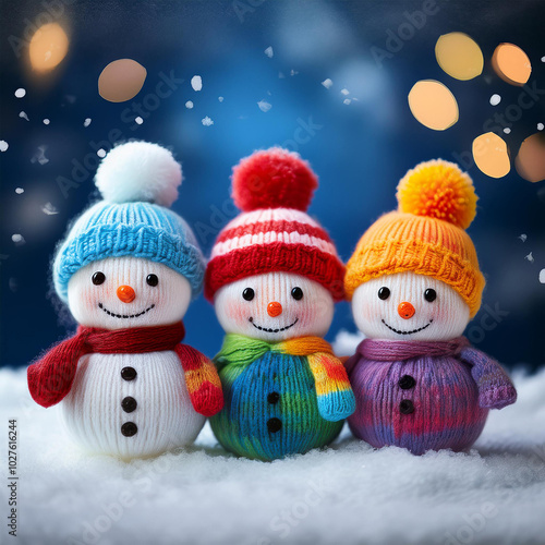 Wallpaper Mural Charming LGBTQ Snowmen Christmas Card 2024 Torontodigital.ca