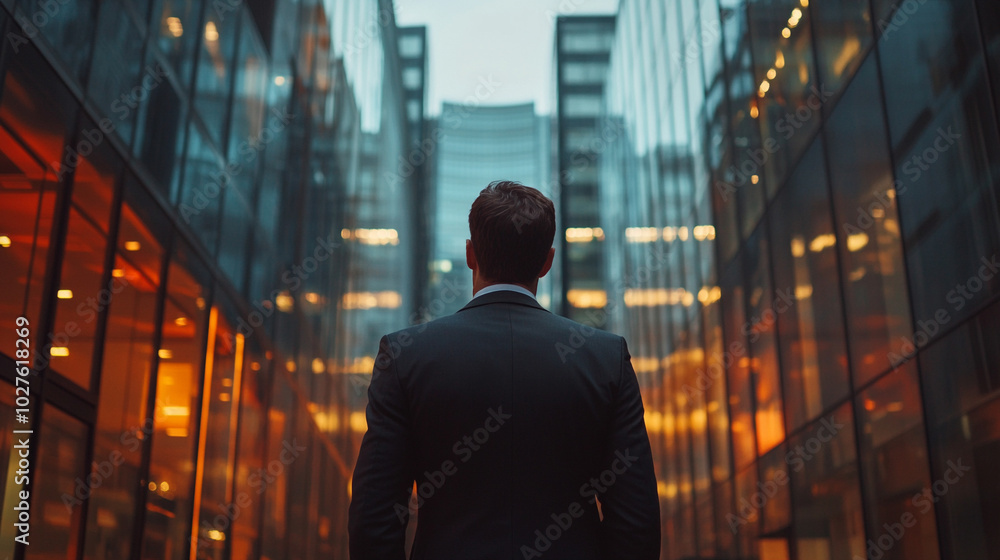 businessman in a suit stands confidently in a modern office, symbolizing professionalism, ambition, and the pursuit of success in a competitive corporate environment businessman in a suit stands confidently in a modern office, symbolizing professionalism, ambition, and the pursuit of success in a competitive corporate environment