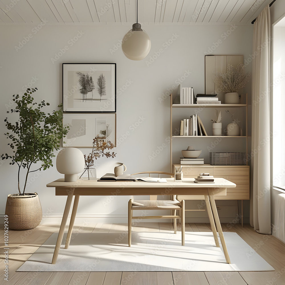 Fototapeta premium modern room with table