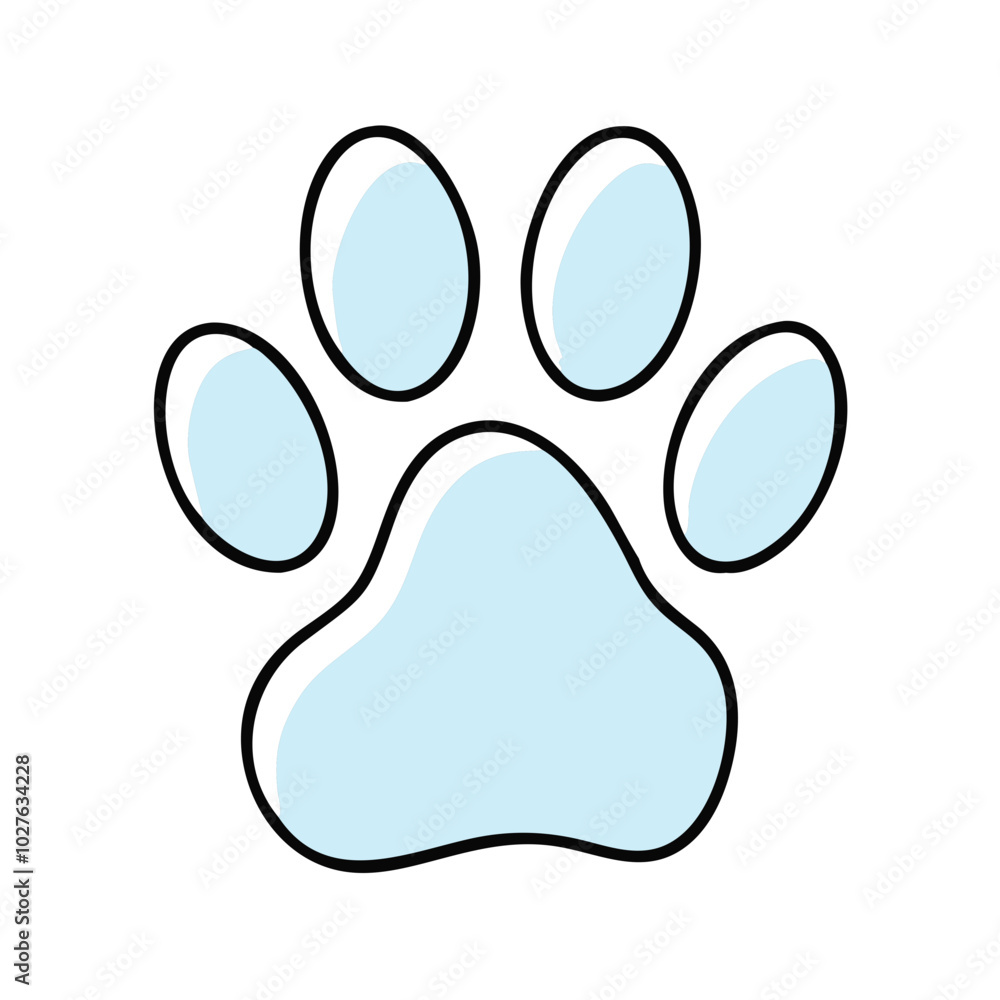 pet paw print