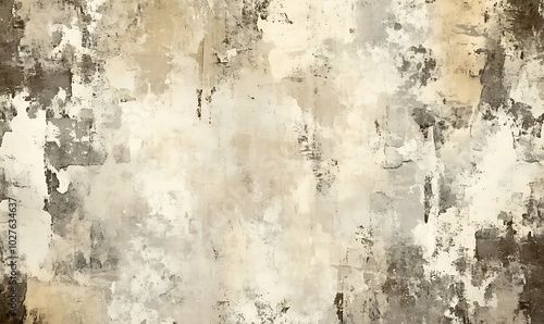 A textured, weathered background featuring muted beige and gray tones with abstract patterns and a rustic feel.