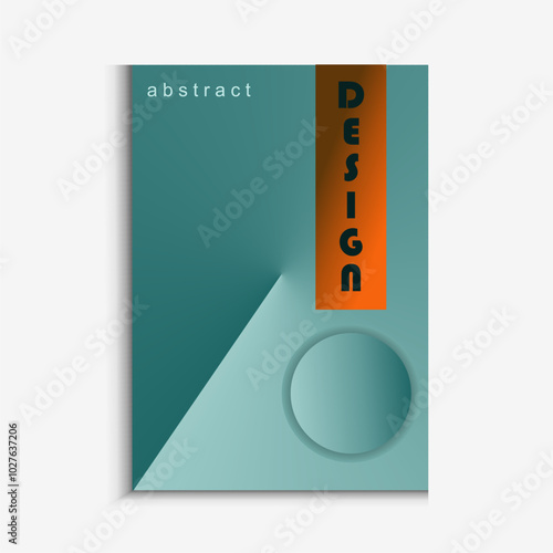 Collection of corporate identity brochure templates.mock up front page vertical orientation vector A4 business presentation. Corporate report includes abstract geometric illustration design layout.