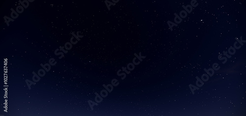 Beautiful Night sky with stars clear with no cloud and moon