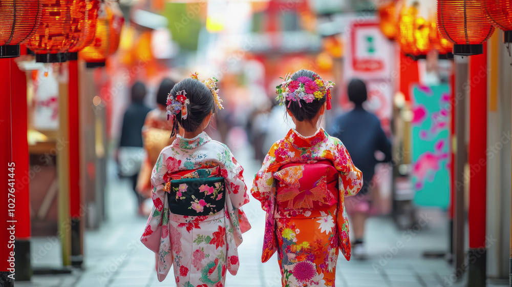 Siti-Go-San is a children's holiday in Japan. children in Japan Siti-Go-San is a children's holiday in Japan. children in Japan