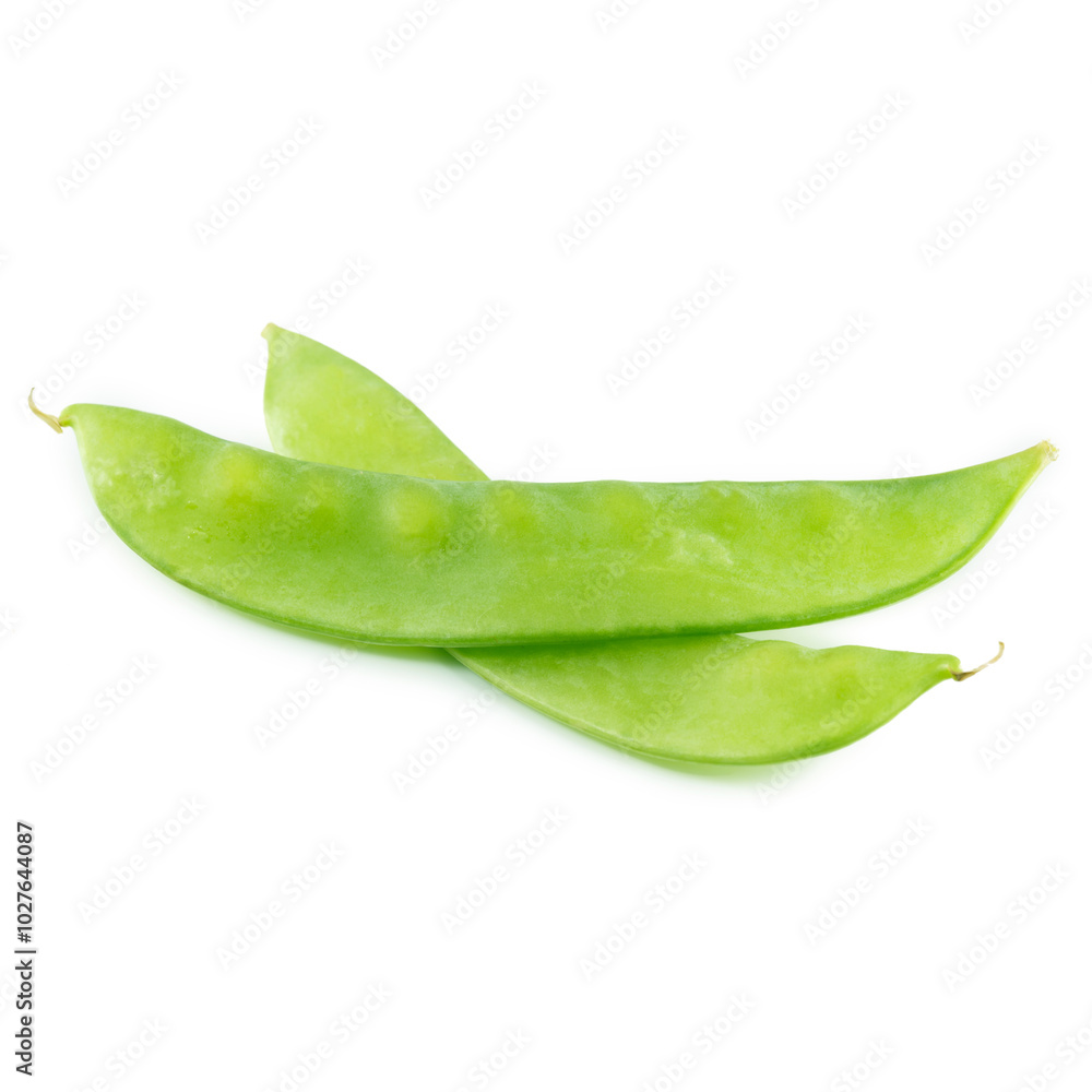 fresh green peas isolated on a white background fresh green peas isolated on a white background