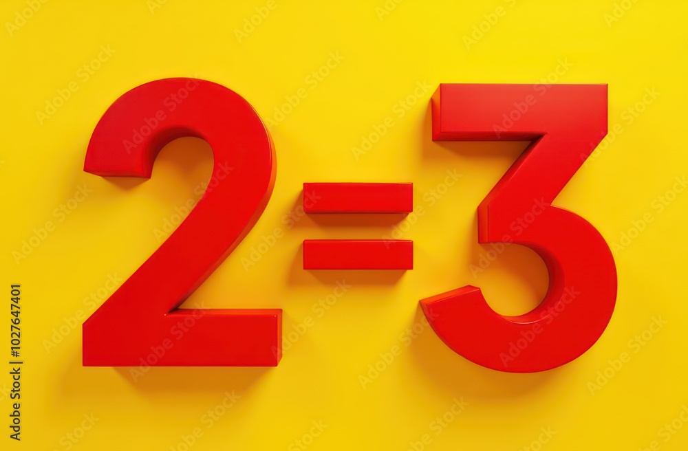 Large 3D red numbers Large 3D red numbers