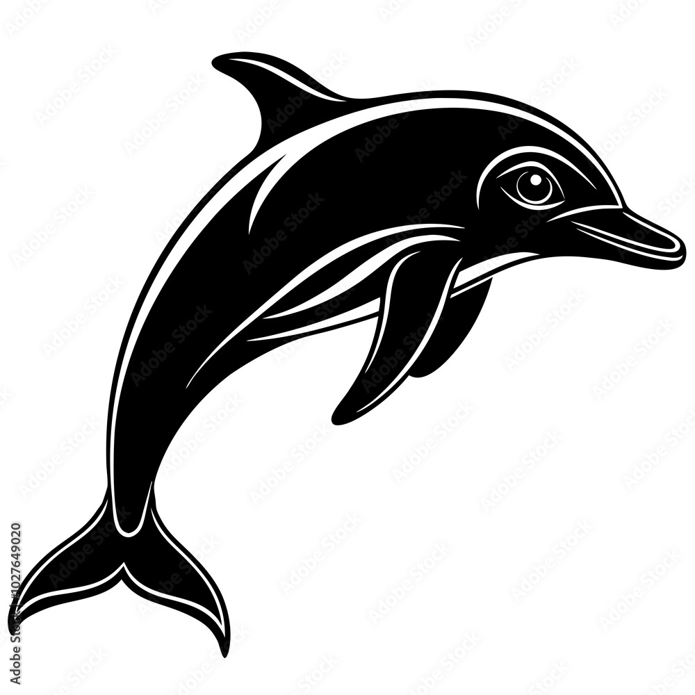 Obraz premium dolphin illustration