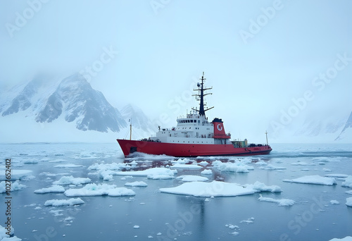 Expedition Ship - Scoresby Sound - Greenland
 photo