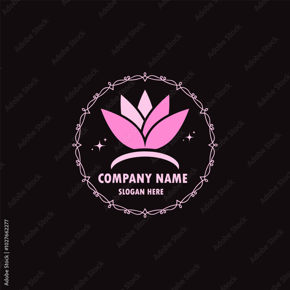Obraz premium Creative flower inspiration design template