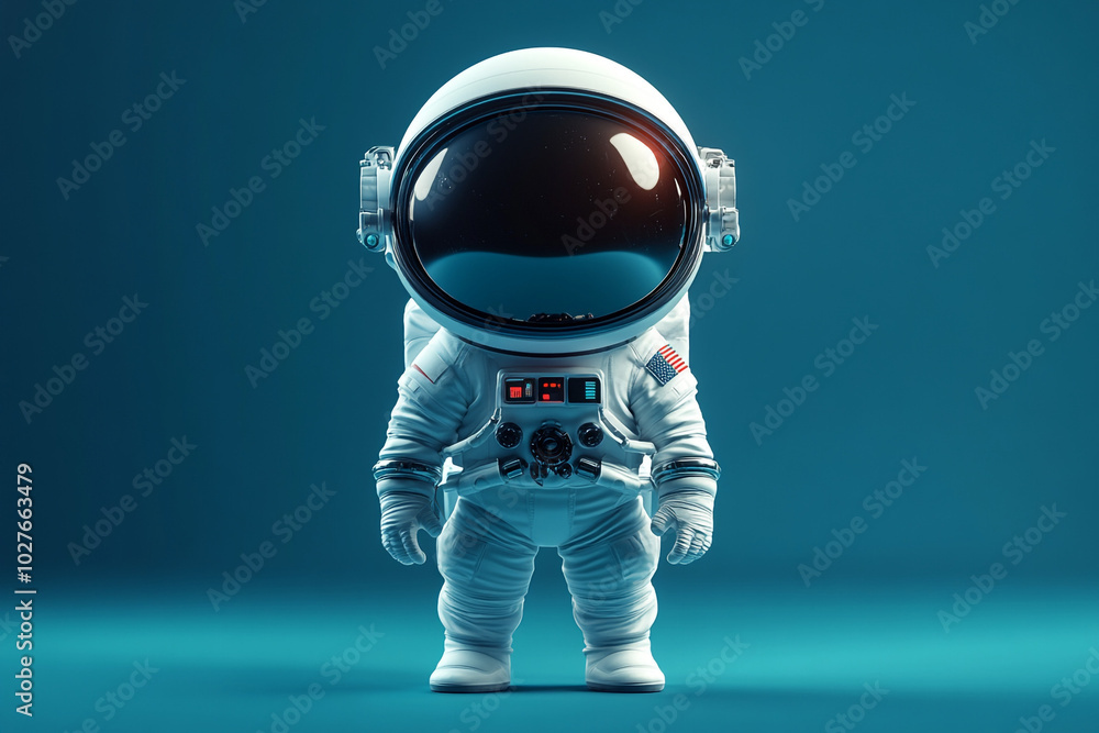 Cartoon 3D astronaut. Cartoon 3D astronaut.
